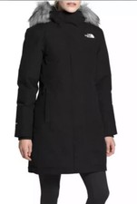 The North Face Women Plus Arctic Parka Faux Fur Waterproof 550 Down Black Sz 1x