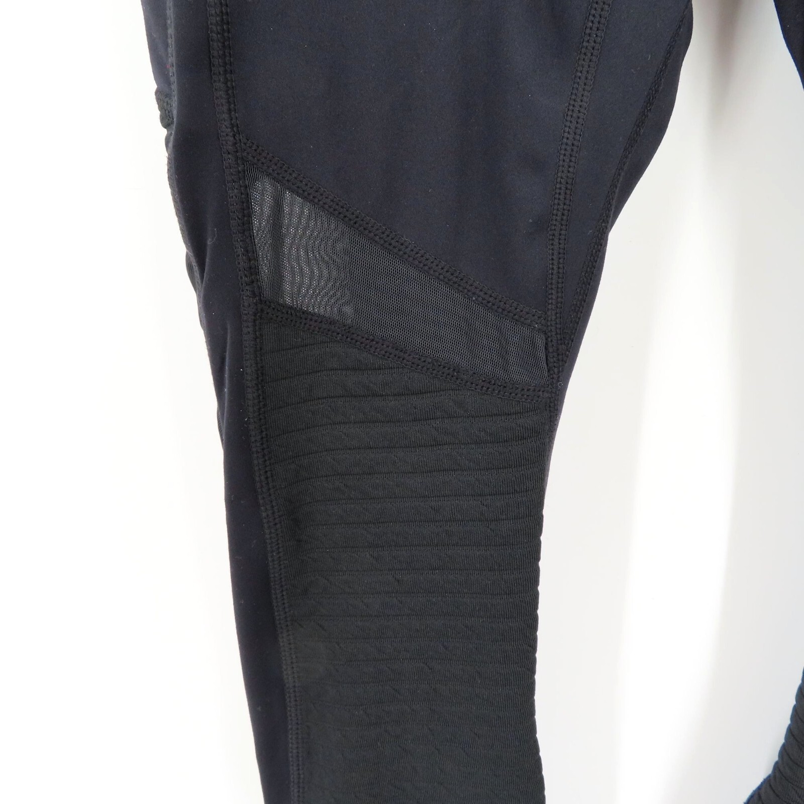 Fabletics Women Small Solid Black Sheer Mesh Pock… - image 5