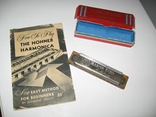 very old Germany M. Horner Harmonica by SIGMUND SPAETH W INSTRUCTIONS