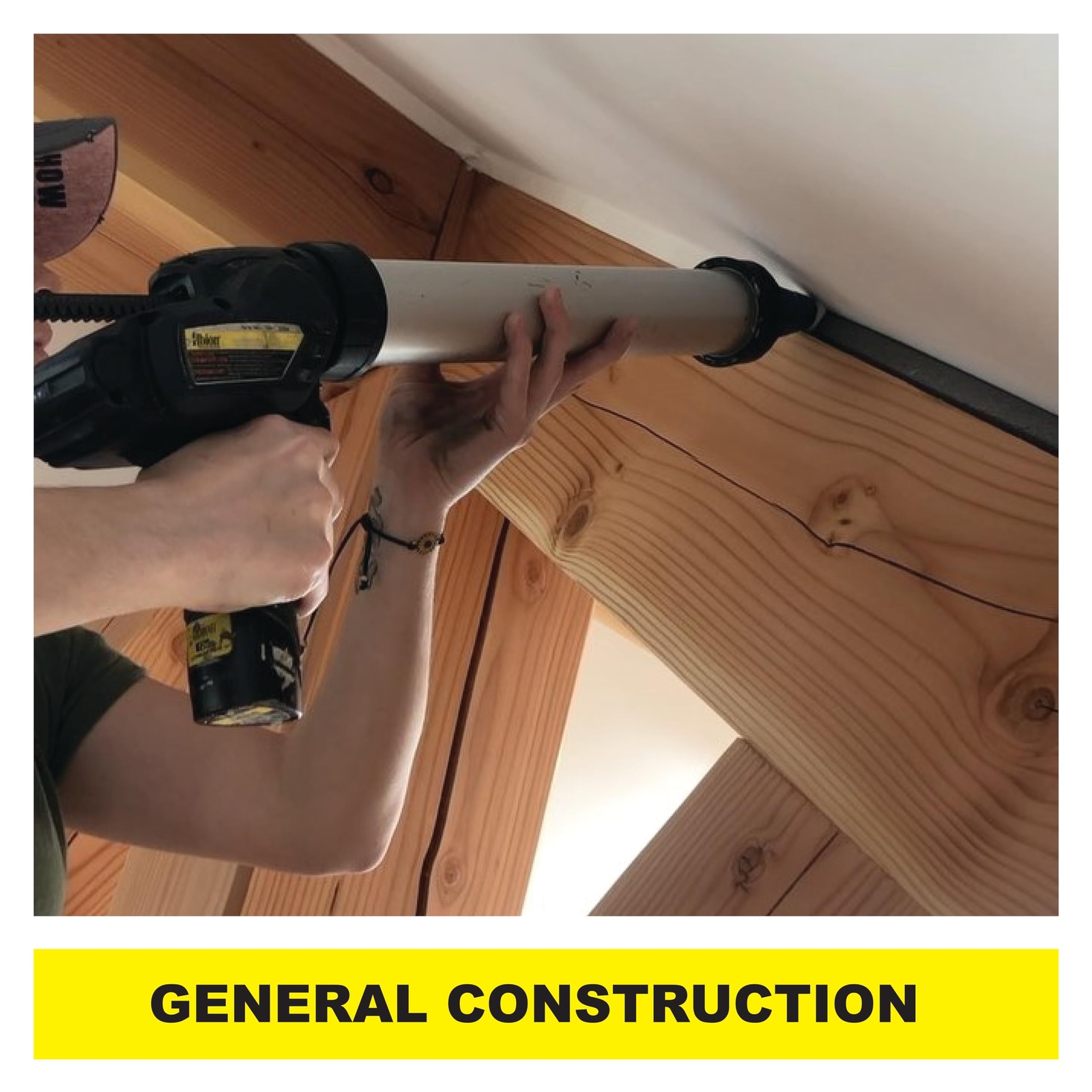 Cordless 20 oz Sausage Caulking Gun 12V No-Drip High-Efficiency Design