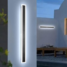 LED Wall Light Sconce Waterproof Outdoor Modern Lamp Exterior Lights Long Strip