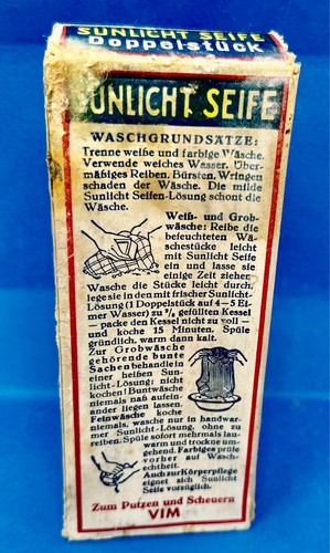 Sunlicht Seife FEX Doppelstück Waschmittel 1930/40er Jahre Unbenutzt /P12.1/9 - Bild 8 von 13