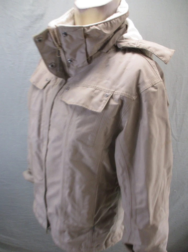 Chaqueta de snowboard Columbia talla M beige con falda en polvo forrada de pelo alto para mujer 824 Foto 3 de 4