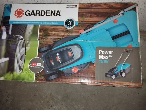 GARDENA PowerMax 32/36V P4A ReadyToUse AkkuRasenmäher Set (1462120