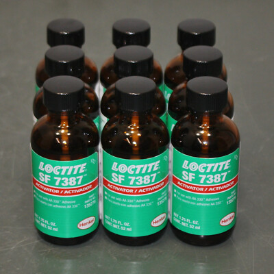 EXPIRES 12/25 - (9) Loctite SF 7387 Adhesive Activator 135276, 1.75 oz / 52 ml