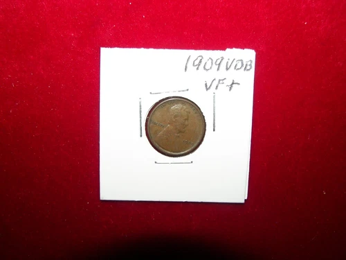 1909 VDB VF+ Lincoln Wheat Penny Cent a Collectible Coin Ships Free