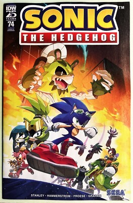 SONIC The HEDGEHOG Comic Book IDW #74 Cover A October 2024 Bagged Boarded NEW