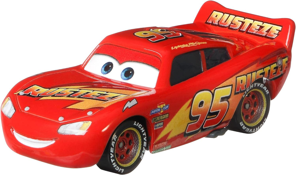 Rust-Eze Mini Lightning McQueen Collectible Race Car Toy