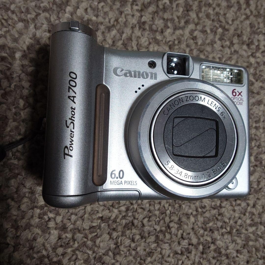 Canon PowerShot A700 6.0メガピクセル Canon PowerShot A700 6.0MP Digital Camera Tested - Silver | eBay