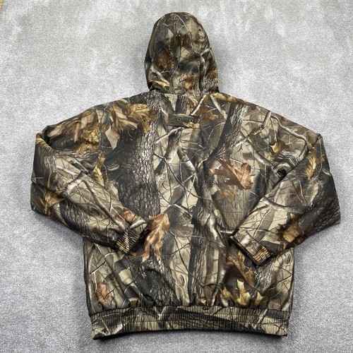Field & Stream Camo Hooded Hunting Jacket Size Small Brown Insulated - Picture 2 of 7