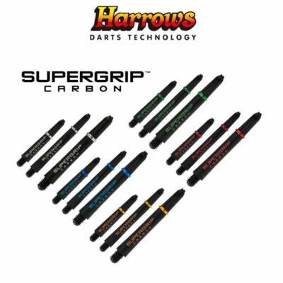3 oder 6 Shafts Harrows SUPERGRIP CARBON, Farbe & Länge wählbar