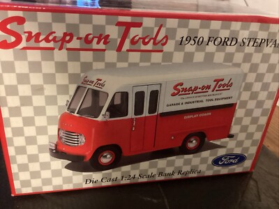 Snap on Tools 1950 Ford STEPVAN Van Die Cast 1 24 Scale Bank