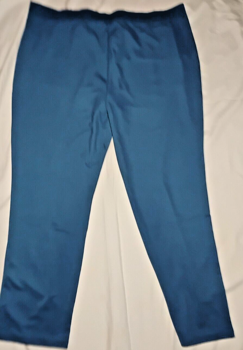 Isaac Mizrahi Live! Women's Crepe Knit Straight Leg Pant A475382