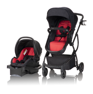 red urbini stroller