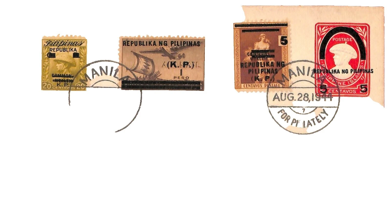 Estampillas de historia postal de Filipinas