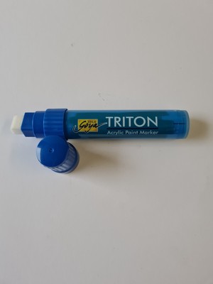 Triton Acrylic Paint Marker XXL 15mm breit Primärblau 17928, unbenutzt voll