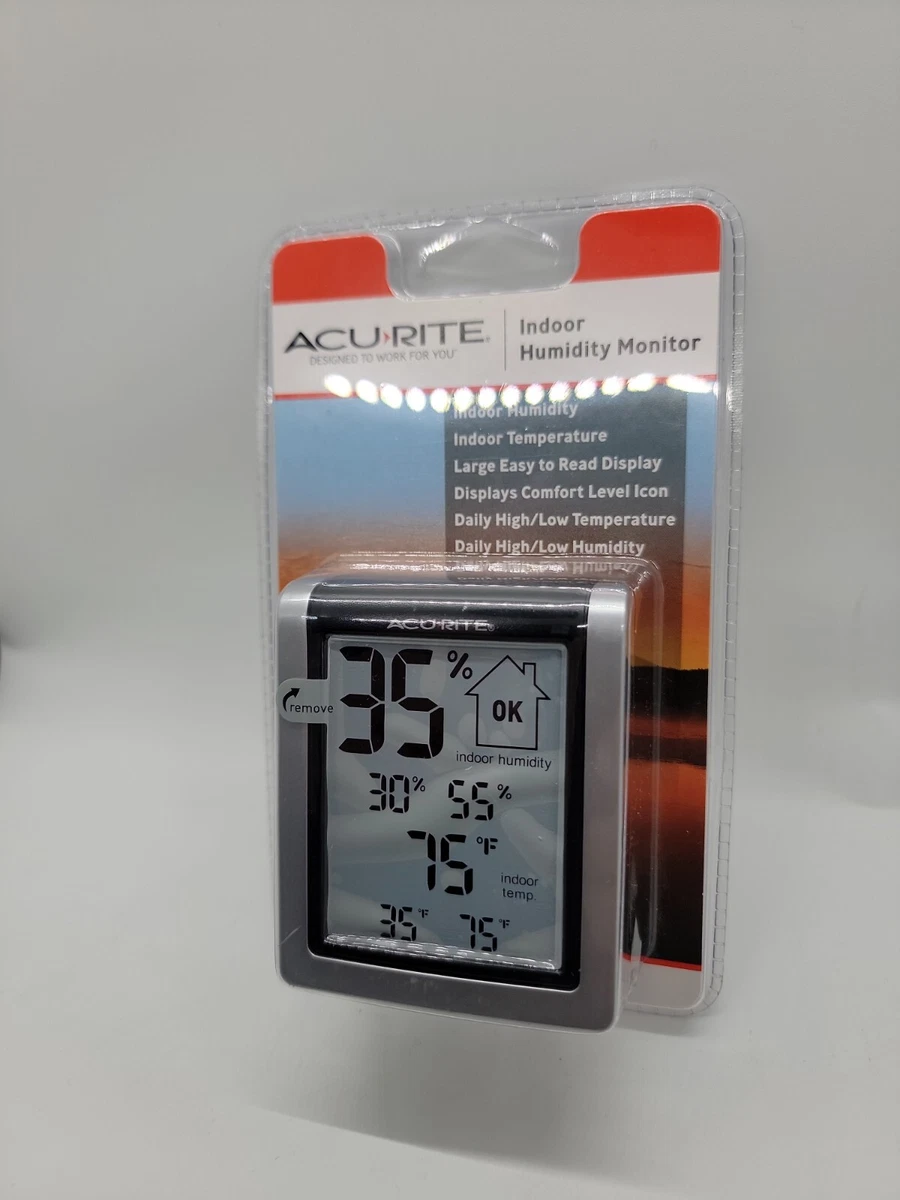 AcuRite Indoor Thermometer with Humidity - 00613