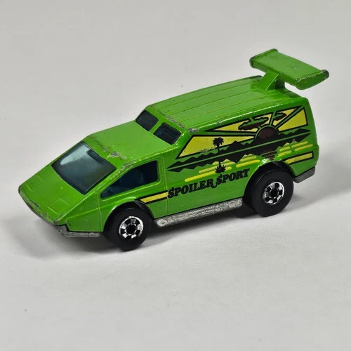 Spoiler Sport Hot Wheels Van Green 1976 Hong Kong Diecast Original Casting Vtg