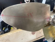 PYI Three bladed feathering boat propeller 1-3/8” shaft