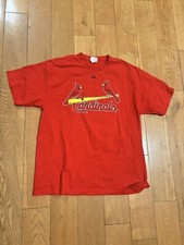 Men's St. Louis Cardinals MLB Majestic Red Matt Holliday #7 XL Tee Shirt