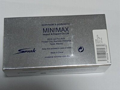1/43 Spark BMW 3.5 CSL #42 10th LM 1976 Black w/ Box From