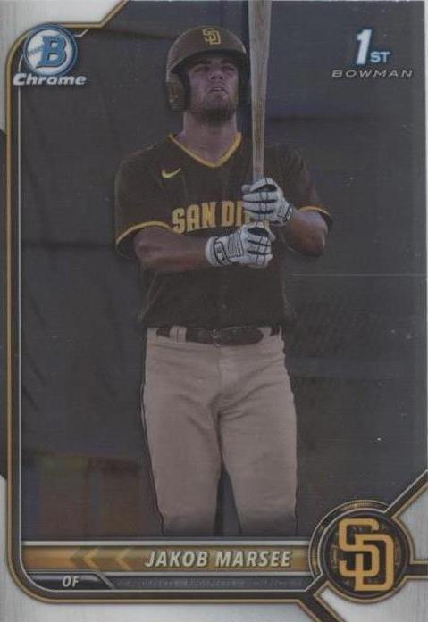 2022 Bowman Draft - Jakob Marsee #BDC-73 - 1 of 1