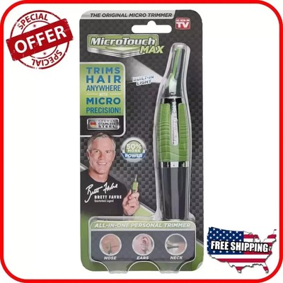 New MicroTouch Titanium MAX Lighted Personal Hair Personal All In One Trimmer