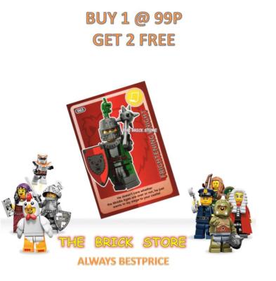 LEGO - #063 - GRUSELIGER RITTER - CREATE THE WORLD TRADING CARD + GESCHENK - NEU