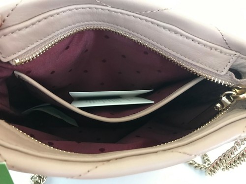 NWT Kate Spade Reese Pork Ellery Shoulder Chain Bag PWRU6689 - Gingertea - Picture 4 of 4