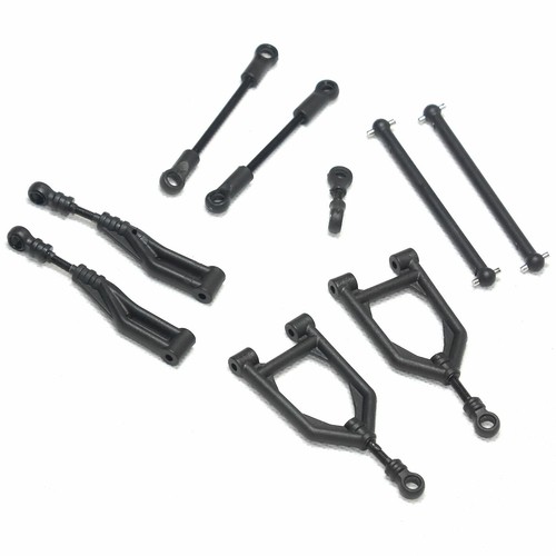 HBX part 12003 Front /Rear Upper Arms Drive Shafts Steering Linkage for 1/12 RC - Picture 5 of 12