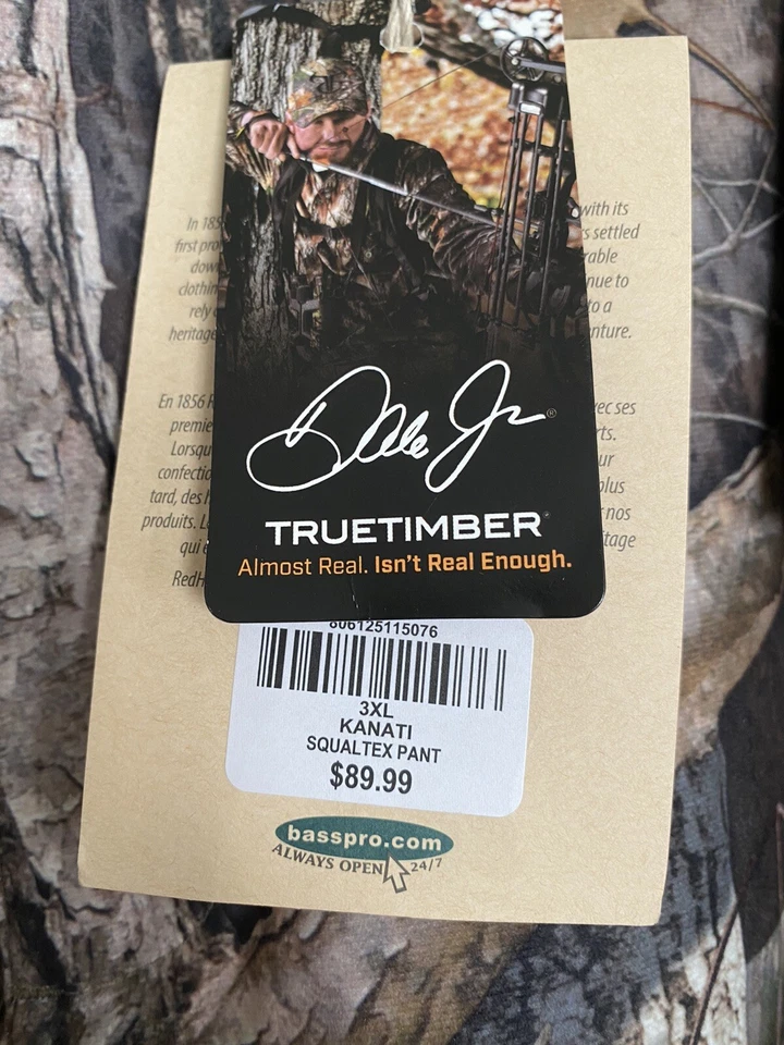 NEW RedHead Squaltex Bone-Dry Kanati Rain Camo Pants Scentinel Mens size 3XL - Image 3 of 4