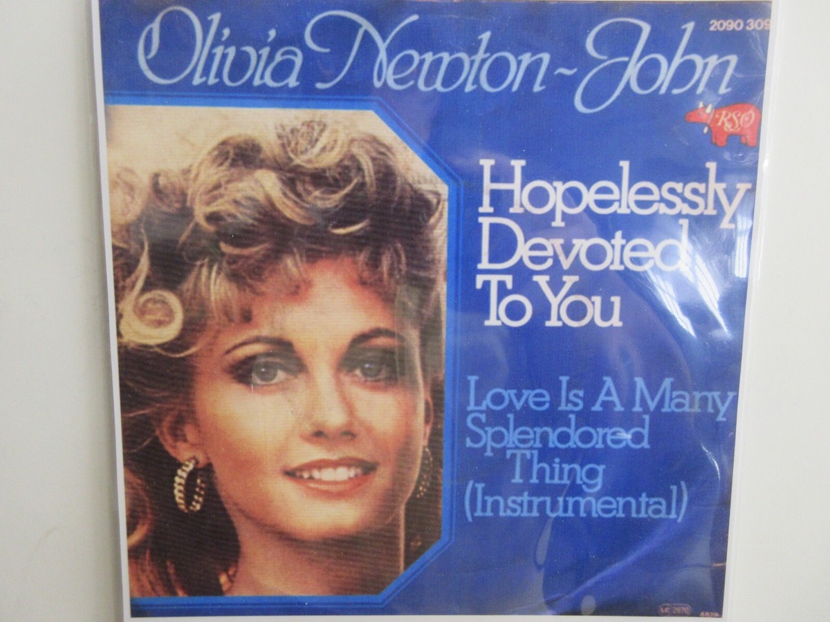 💥' OLIVIA NEWTON-JOHN ' HIT 45+PICTURE [ HOPELESSLY DEVOTED TO