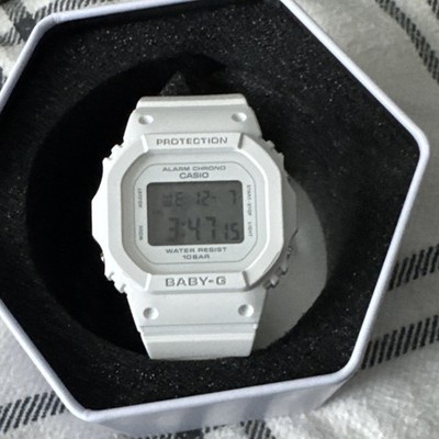 Casio Baby-G Women s White Digital Resin Watch Alarm Chronograph 100m Box