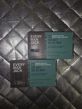 Every Man Jack Body Bar Shampoo 2 In 1 Sea Salt 5 Oz Lot Of 2