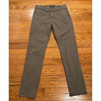 Mavi Johnny Slim Leg Chino Pants Mens 31x32 Dark Olive Brown Casual Stretch