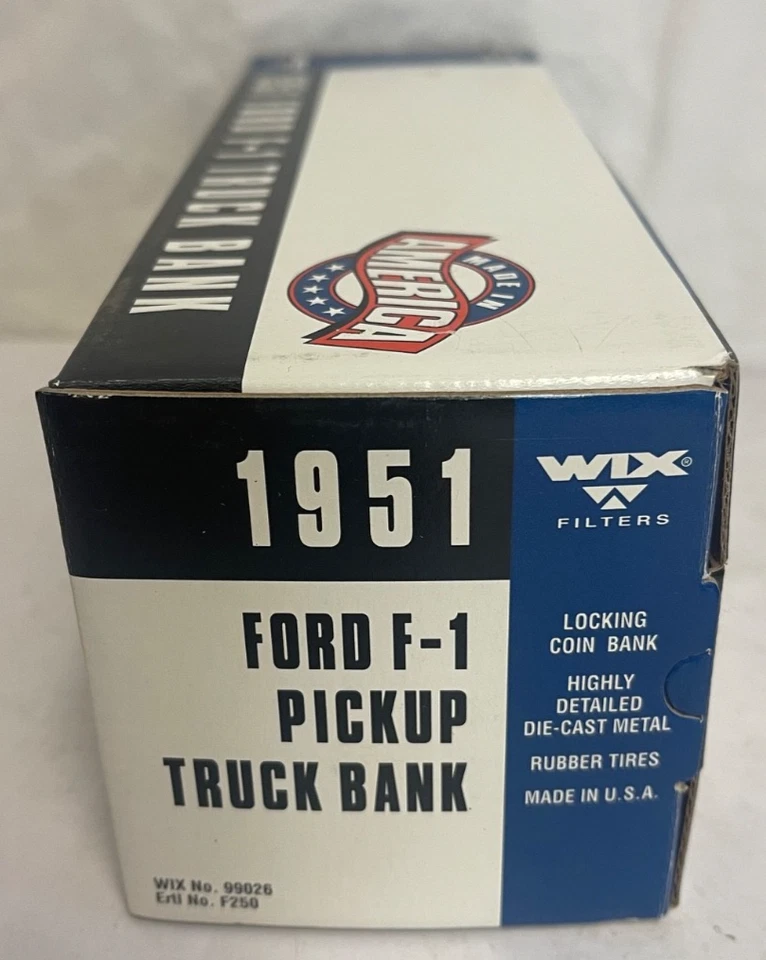 Ford F-1 1951 Truck Bank 1995 edición limitada ERTL NUEVO EN CAJA Foto 2 de 4