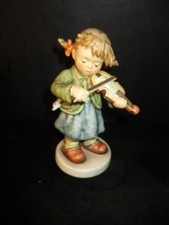 HUMMEL GOEBEL FIGURINE Perfect Pitch 2150A TMK8 Girl Playing Violin Made Germany