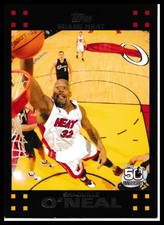 2007-08 Topps #32 Shaquille O'Neal Miami Heat