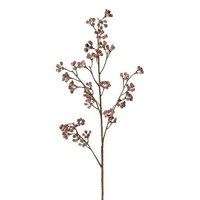 artplants Kunst Zweig Eukalyptus Frulin Mit FrüChten, Dunkelrosa, 80Cm