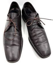 Prada Brown Leather Lace Up Dress Casual Shoes Men's Sz 6 Prada Sz 8 USA