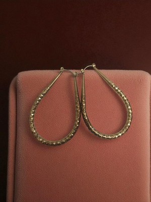 Paar alte Vintage Ohrringe vergoldet Retro Sammlung Schmuck »