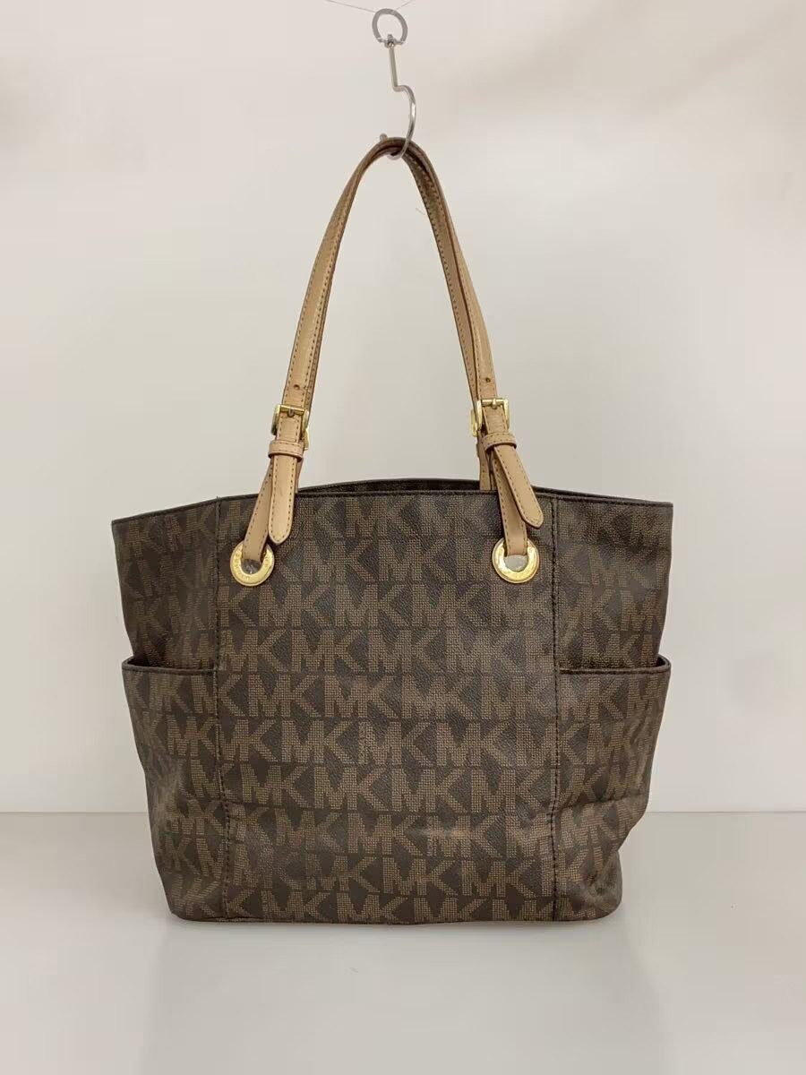 MICHAEL KORS Tote Bag Leather BRW Monogram 30s11ttt4b thumbnail 3