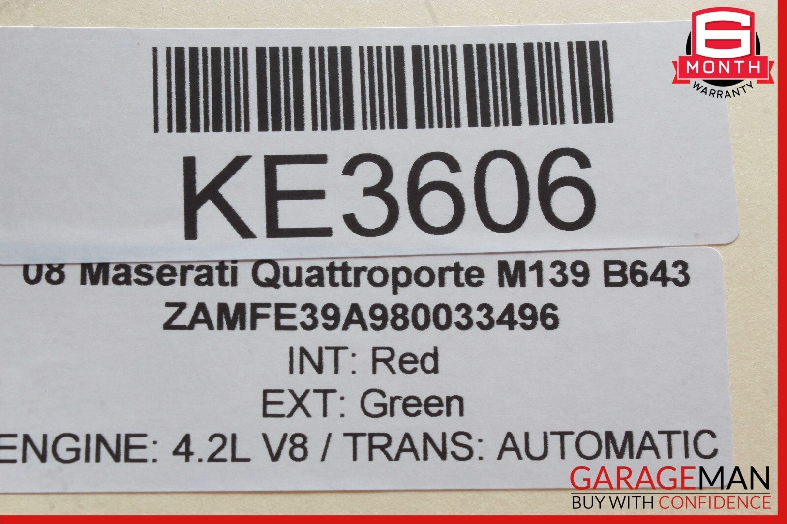 03-08 Maserati Quattroporte M139 Bose Audio Amplifier Amp 190939 OEM