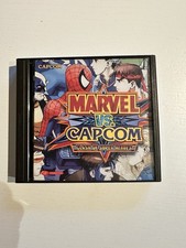 Marvel vs Capcom SEGA Dreamcast PAL - Original Disc, Manual & Inlays in PS1 Case