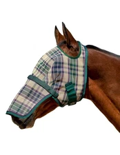 Kensington Fly Mask Web Trim Signature Removable Long Nose KFM600