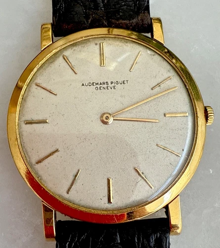 Audemars Piguet  1962 Ultra Thin 18K Yellow Gold Manual orig. Box  DOES NOT WORK