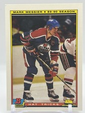 1990-91 Bowman Hat Tricks - Mark Messier #4