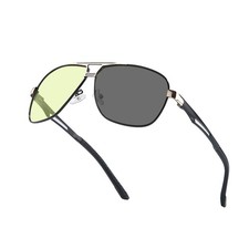 Polarized Photochromic Sports Sunglasses for Men UV-Protection Day Night Dr...