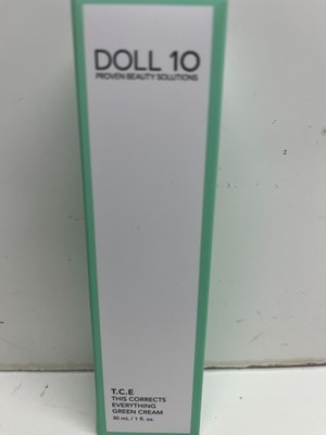 Doll 10 T.C.E  Beauty Solutions This Corrects Everything Green Cream 30ML/1FL.OZ