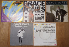 GRACE JONES - KONVOLUT - 5 X 7 - SINGLES - VG...